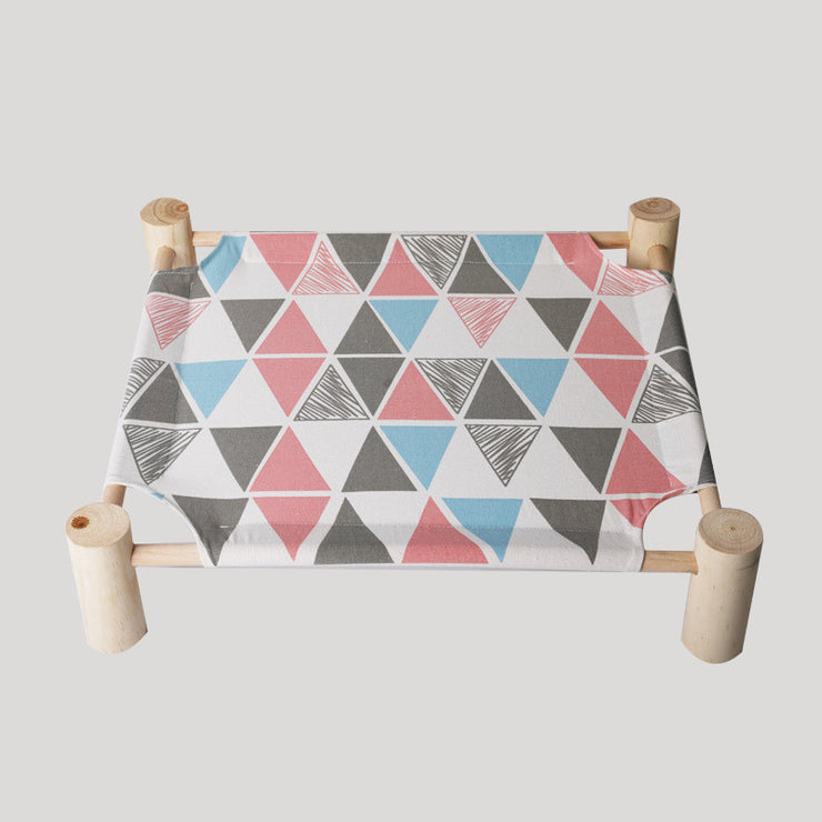 Removable And Washable Solid Wood Pet Dog Bed