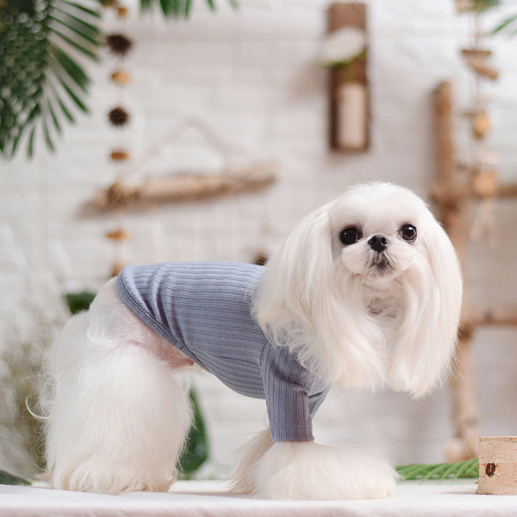 Dog clothes autumn and winter cotton bottoming shirt to keep warm Teddy clothes small dog Bomei cat pet