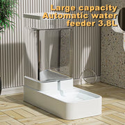Hands-Free Automatic Feeder & Water Dispenser – Gravity-Fed Food Storage for Cats & Dogs