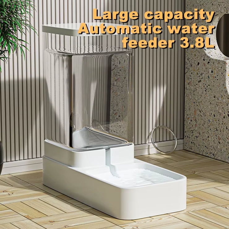 Hands-Free Automatic Feeder & Water Dispenser – Gravity-Fed Food Storage for Cats & Dogs