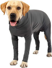 Recovery Suit for Dogs Surgery Suit Female Spay Dog Surgical Recovery Suit Male Dog Onesie for Surgery Female anti Licking Wounds Dog Shedding Suit Grey/Xx-Large