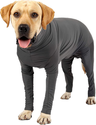 Recovery Suit for Dogs Surgery Suit Female Spay Dog Surgical Recovery Suit Male Dog Onesie for Surgery Female anti Licking Wounds Dog Shedding Suit Grey/Xx-Large