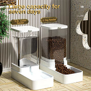 Hands-Free Automatic Feeder & Water Dispenser – Gravity-Fed Food Storage for Cats & Dogs
