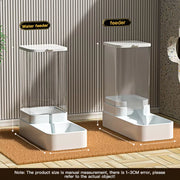 Hands-Free Automatic Feeder & Water Dispenser – Gravity-Fed Food Storage for Cats & Dogs