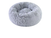Winter Plush Round Pet Nest – Warm, Detachable & Machine-Washable Cat & Dog Bed