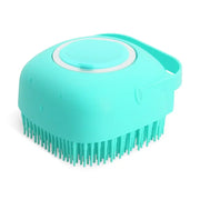 2-in-1 Pet Shampoo Brush & Massage Comb – 2.7 oz/80 ml Soft Silicone Grooming Scrubber